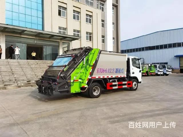 侧装垃圾车厂家垃圾车压缩车天锦蓝牌压缩垃圾车 - 图片 2